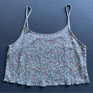 Casual Floral Crop Tank